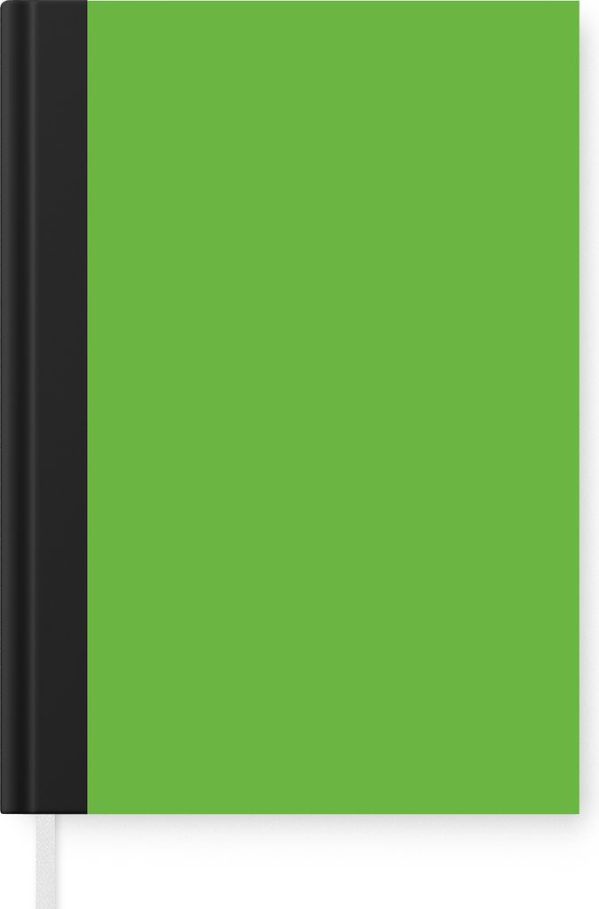 MuchoWow Notizbuch Tagebuch Haushaltsbuch Notebook A5 Grün - Farben - Natur - Notizblock - Notizheft - Notebook - Schreibblock - Papier