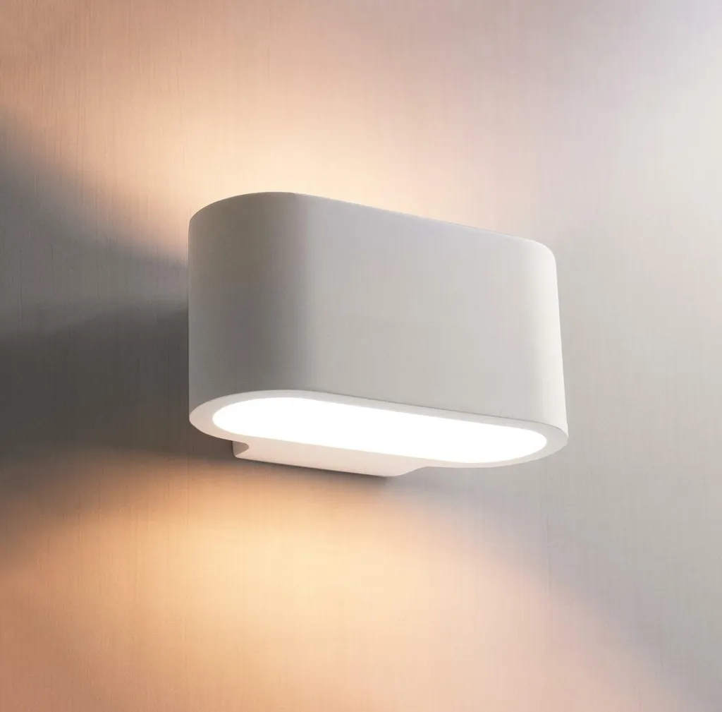 Luminaire mural en plâtre blanc CENTURY JESSY pour intérieur moderne - G9