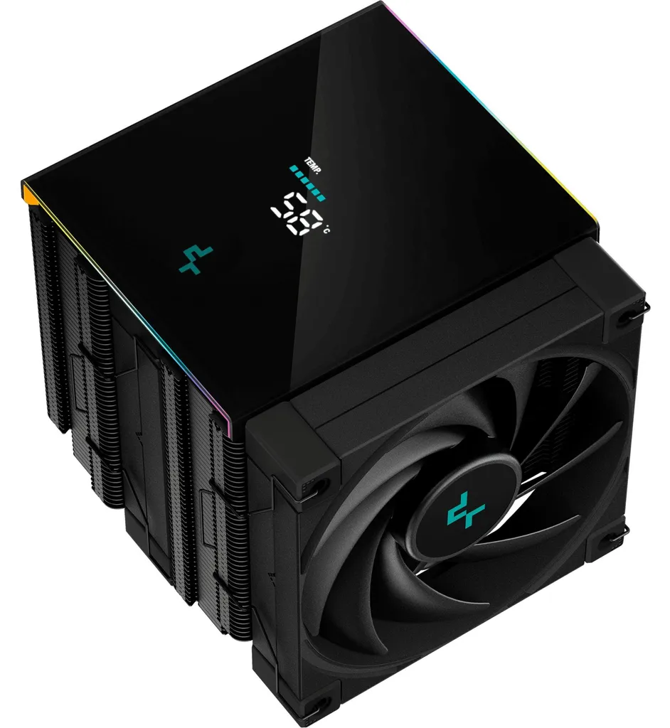 Refroidisseur CPU Deepcool AK620 DIGITAL pour Gaming Intense et Travail - 15