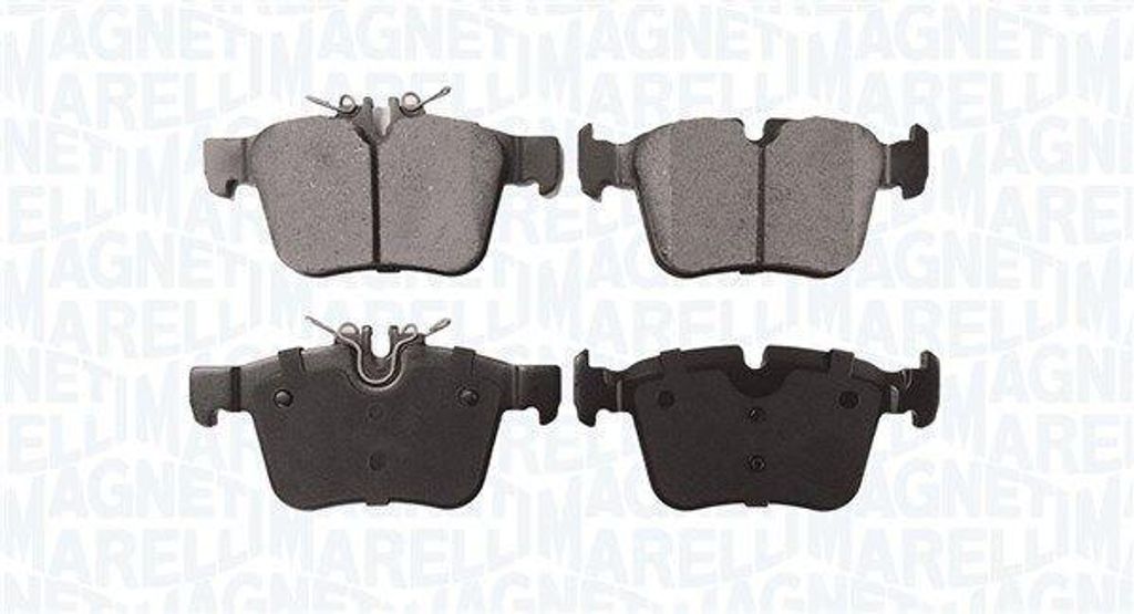 MAGNETI MARELLI Bremsbeläge Satz Hinten Bremsklötze passend für MERCEDES-BENZ C-Klasse T-modell (S205) 363916061136