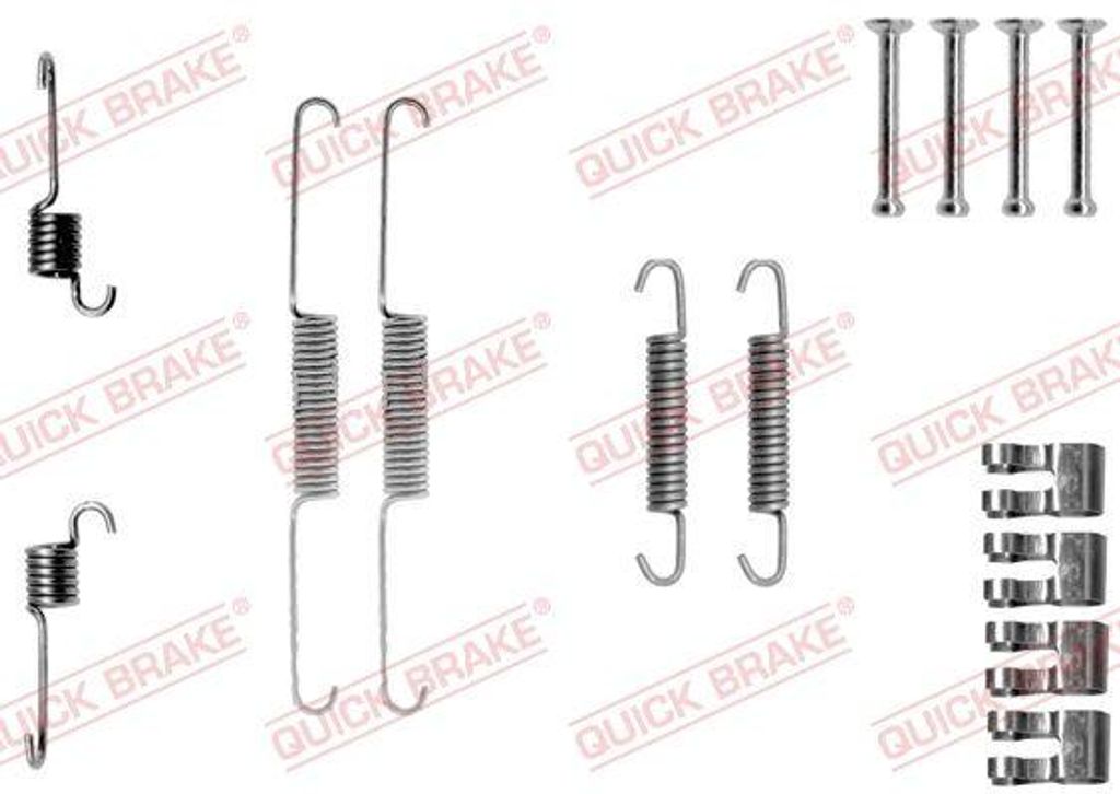 QUICK BRAKE 105-0763 Zubehörsatz, Bremsbacken x