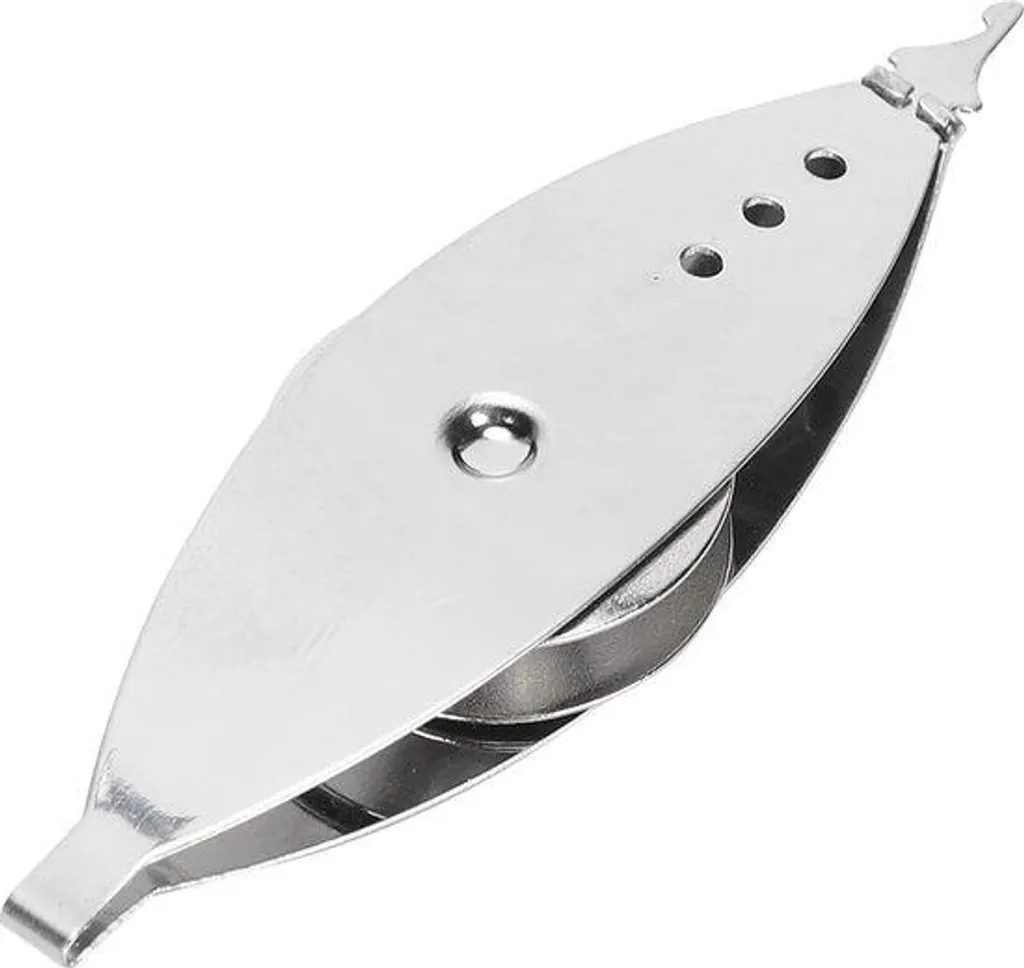 Navette de frivolité métallique argentée pour dentelle faite main