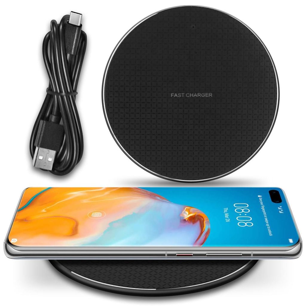 QI Wireless Induktive Ladestation für Huawei P40 Pro Plus 15W Ladegerät Kabellos