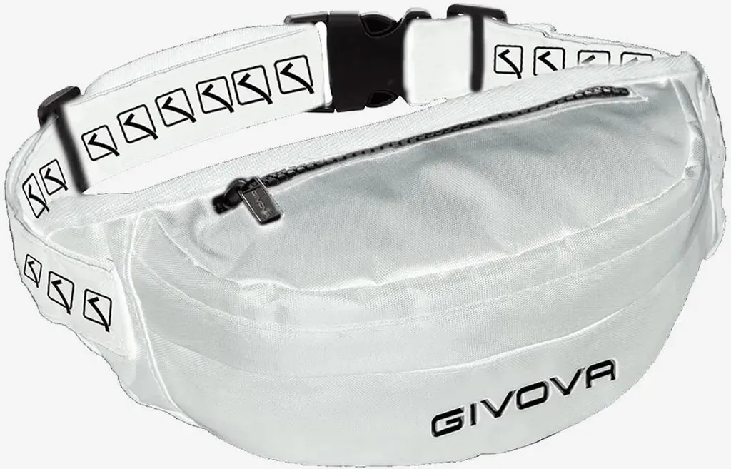 Sac banane Givova Marsupio blanc réglable pour sport et loisirs actifs