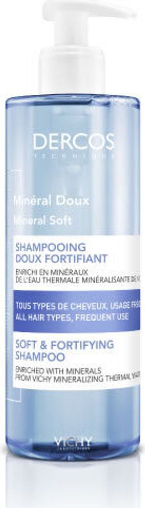 Vichy Dercos Mineral Soft & Fortifying Shampoo mineralisches Shampoo zur täglichen Benutzung 200 ml