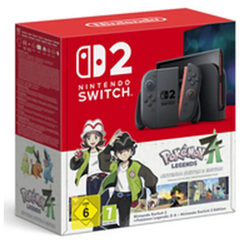 Nintendo Switch 2 + Pokemon Legends Z-a Rot One Size / EU Produktbild 
