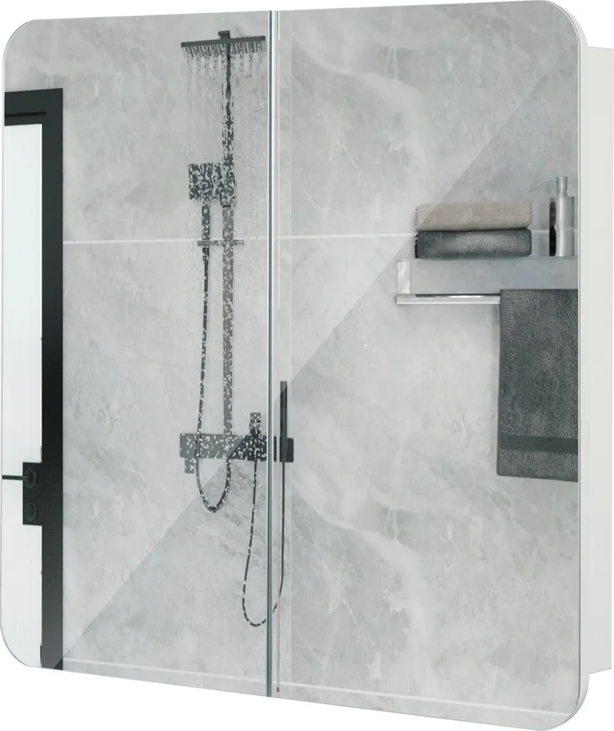 Armoire de toilette pour optimiser le rangement au-dessus du lavabo