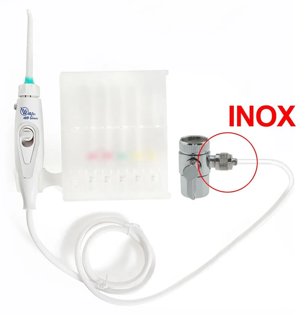 Hydropulseur Dentaire sans Batterie avec Jet d'Eau Illimité Blanc - 7