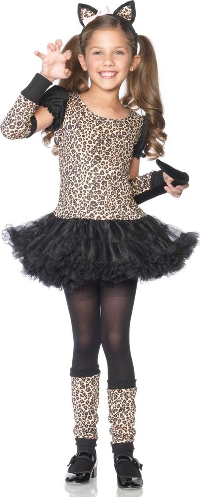 Leopard Karneval Tierkostüm Faschingskostüm Kinder Produktbild 