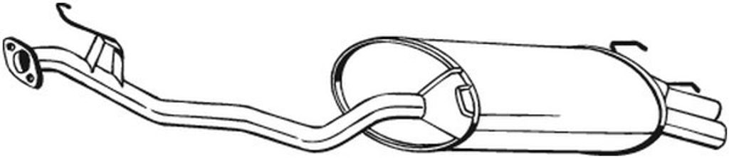 Bosal Endschalldämpfer 279-513