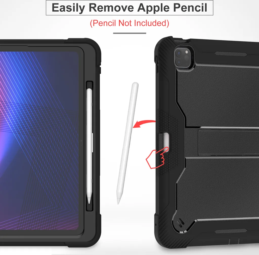 Coque de Protection iPad Pro 13 M4 2024 Renforcée avec Support Intégré