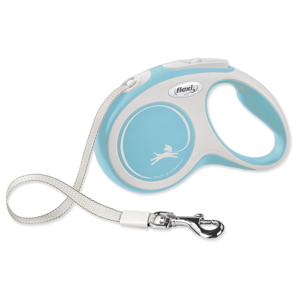 Flexi New Comfort, Hund, Rückziehbare Leine, Blau, Weiß, Produktbild 