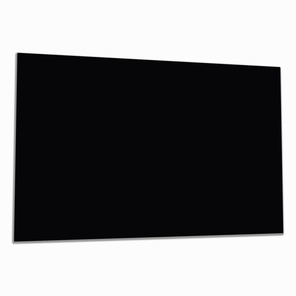 Wallario Herdabdeckplatte aus Glas, Größe 90 x 52 cm 1-teilig, Motiv Schwarz