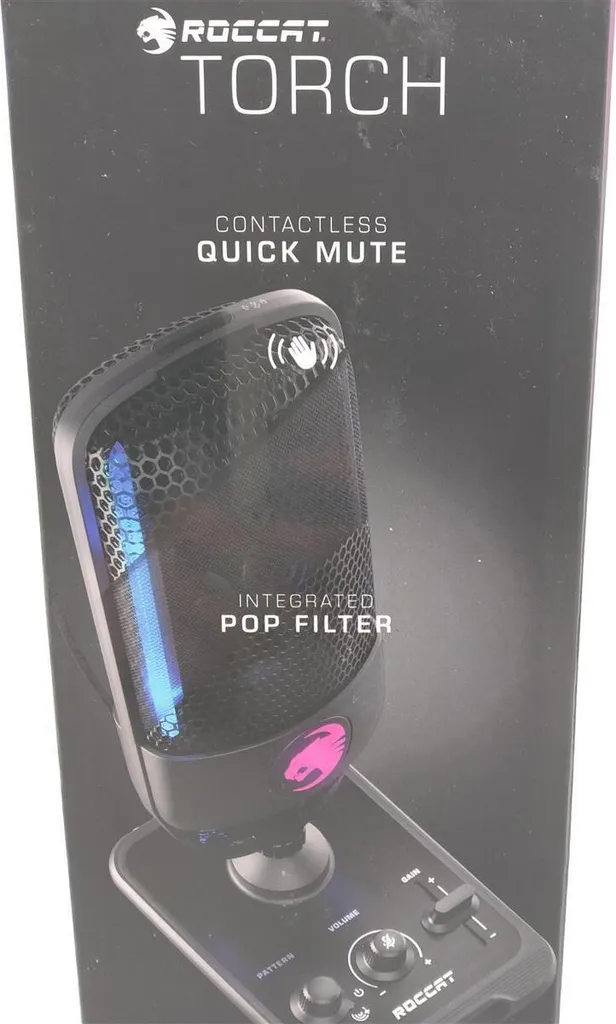 Micro USB ROCCAT Torch 24-bit 110dB avec Éclairage RGB Réactif - 12
