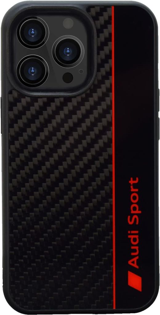 Audi Carbon Fiber Stripe Iphone 13 Pro / 13 6.1 Nero/Nero Immagine del prodotto 