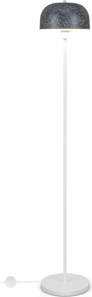 COSTWAY 146cm Stehlampe Stehleuchte mit Fußschalter, E27-Glühlampensockel und Lampenschirm, Leselampe für Wohnzimmer, Arbeitszimmer, Schlafzimmer