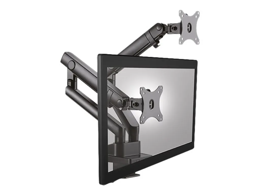 IcyBox Support Écran Double Orientable et Inclinable pour Moniteur 32" - 9