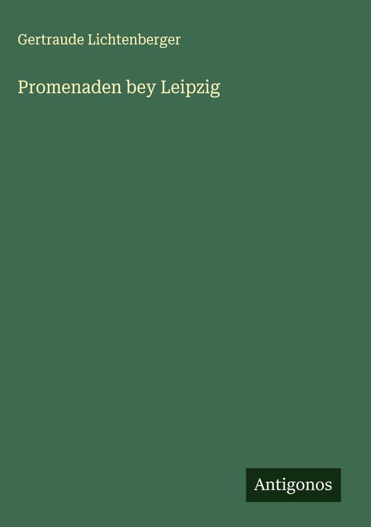 Promenaden bey Leipzig