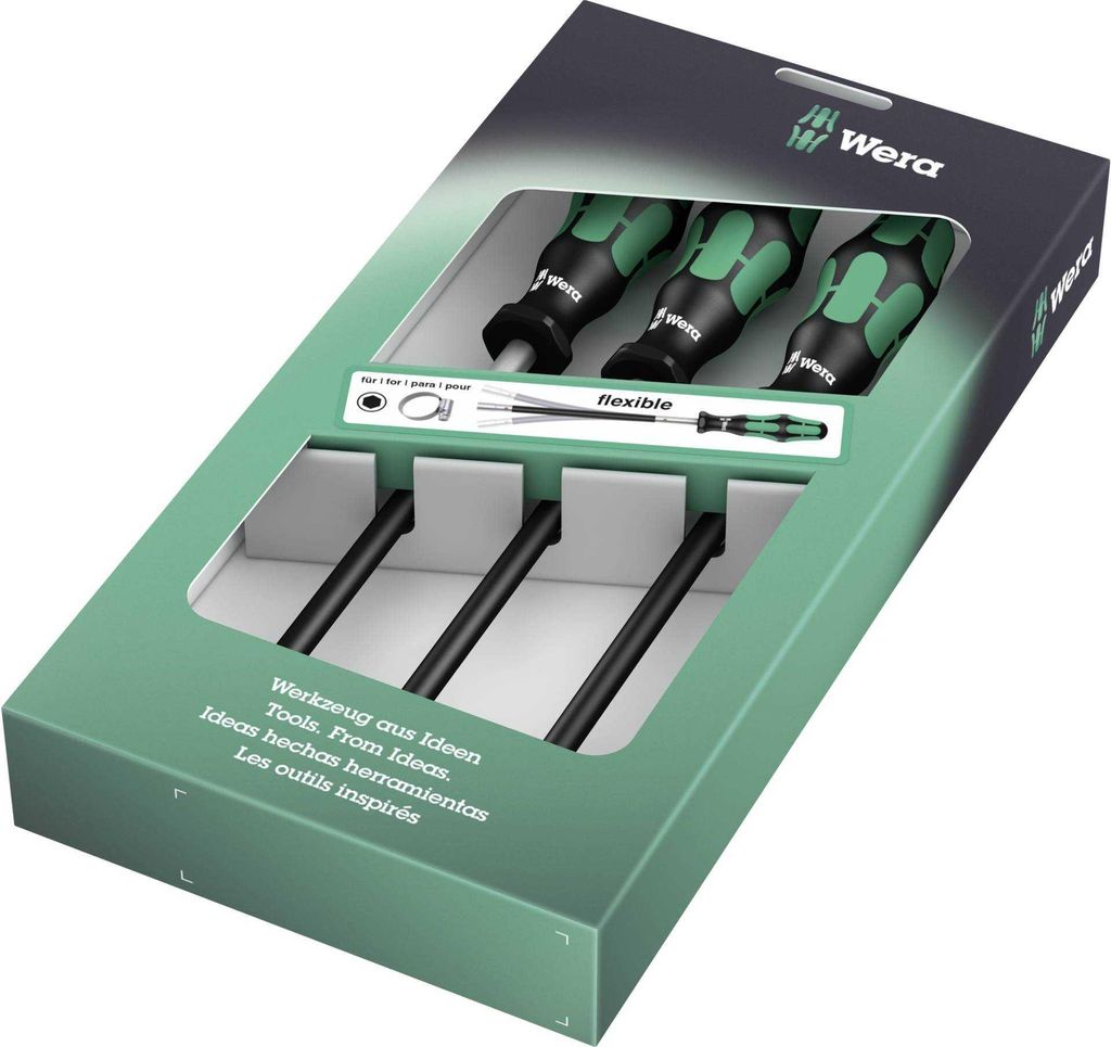Wera 391/3 Schlauchklemmen Schraubendrehersatz Produktbild 