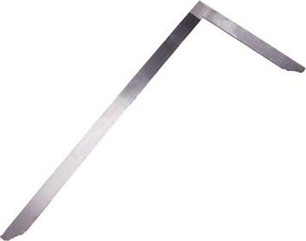 Zimmermannswinkel, konisch, ohne Anreißlöcher, 80 cm lang