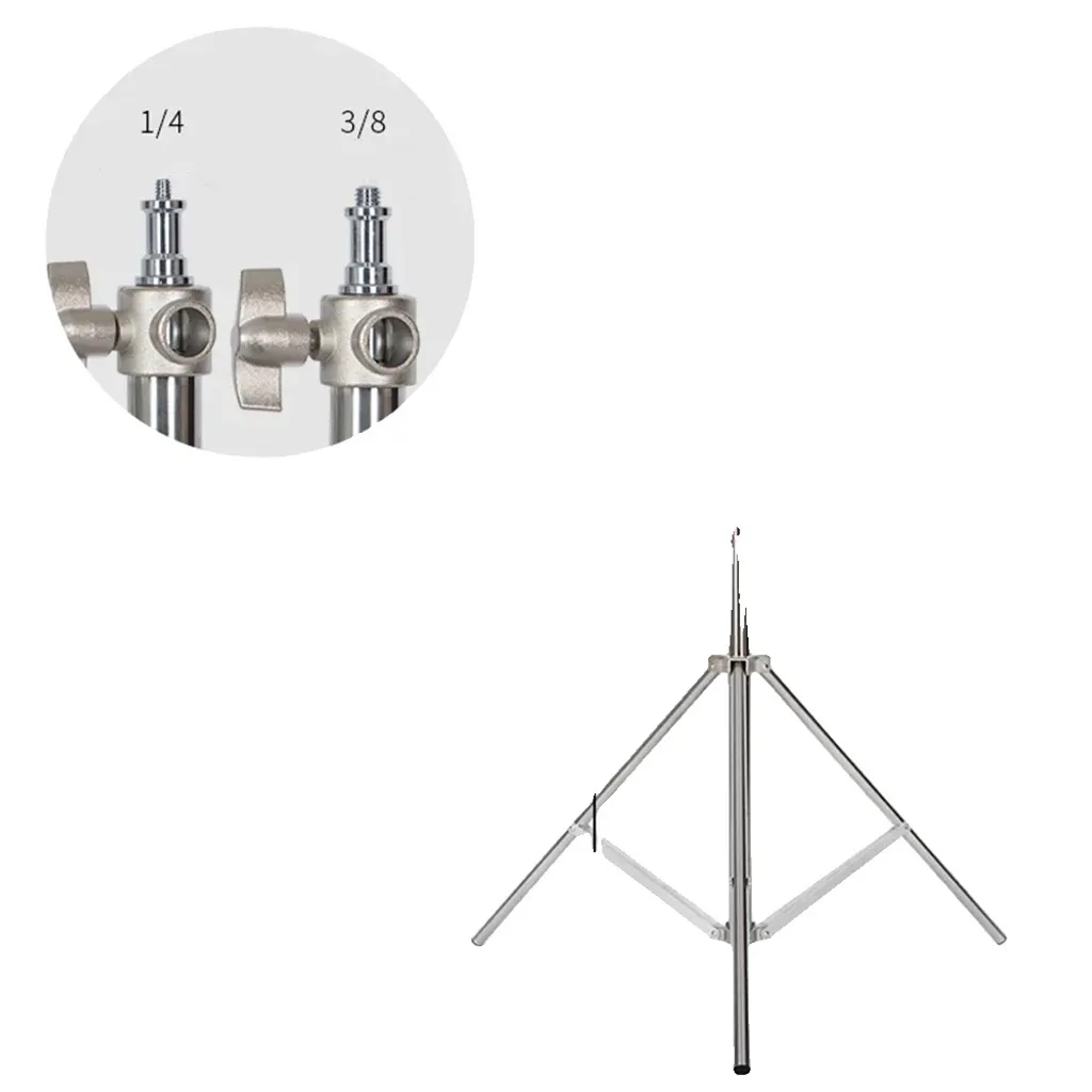 Trépied argenté 2,8 m ultra léger hauteur 2900 mm haute stabilité