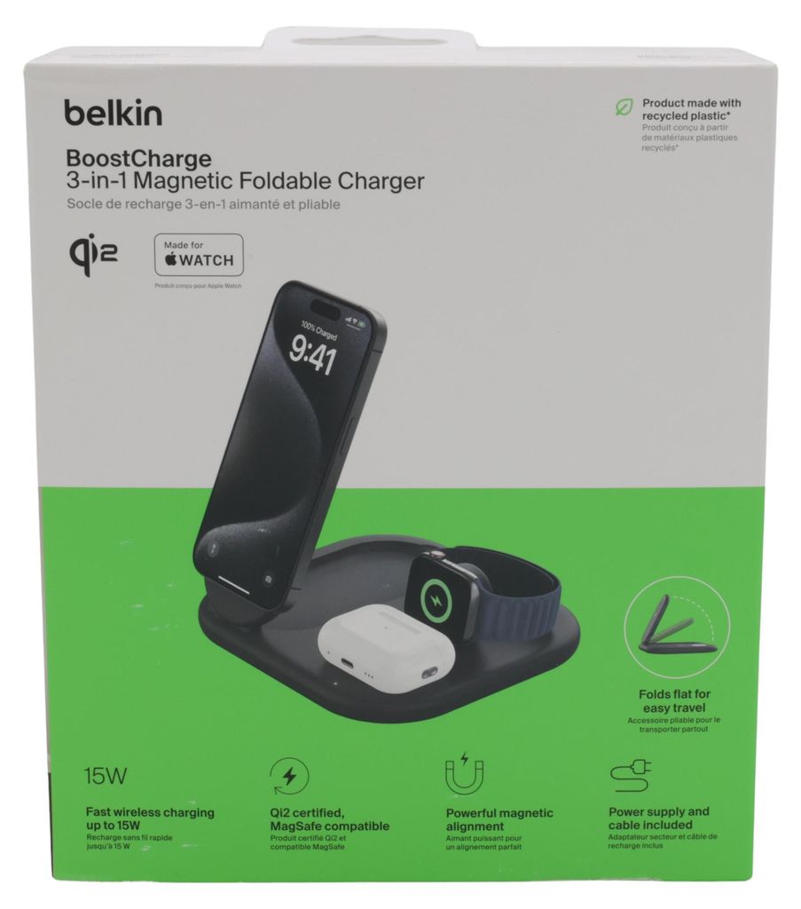 Belkin BoostCharge, Interne, USB, Draadloos opladen, 1,5 Productafbeelding 