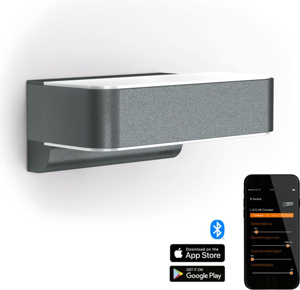 Steinel Sensor-Außenleuchte L 810 LED iHF Connect Anthrazit Produktbild 16