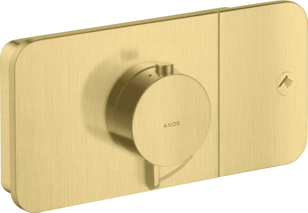 Fertigmontageset AXOR ONE f UP-Thermostat 1 Verbr brushed brass brushed brass