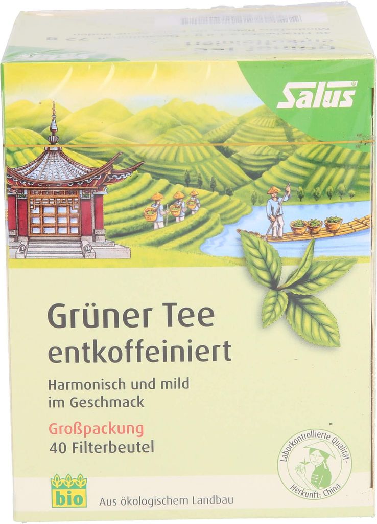 Salus Grüner Tee entkoffeiniert, 40 St. Tee Produktbild 