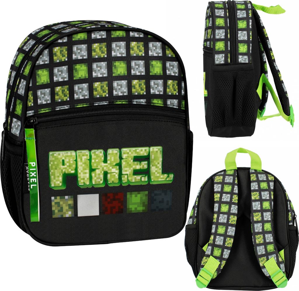 Pixel Game Kleiner Vorschulrucksack für Jungen 26x23x9cm, Produktbild 