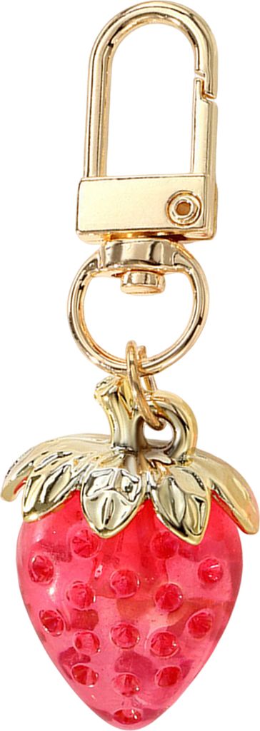 Mädchen Schlüsselanhänger Erdbeere Herzform Charm Anhänger Schlüsselanhänger Tasche Schlüsselanhänger Geldbörse Ornament Auto Zubehör