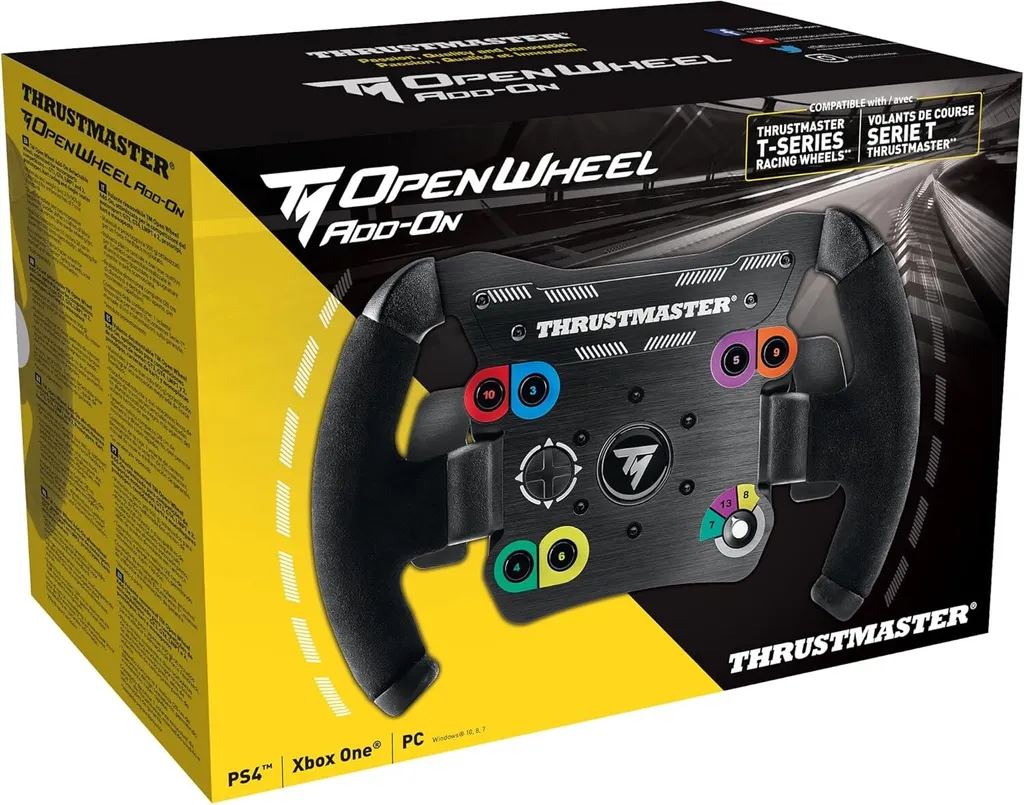 Volant de simulation GT et Formula Thrustmaster Open Wheel Add-on