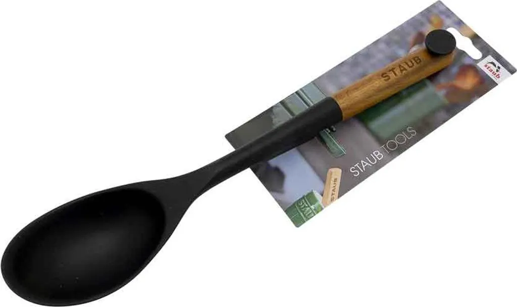 Cucchiaio Dell'utensile Della Cucina Isolato Su Fondo Nero Immagine Del Image147901075