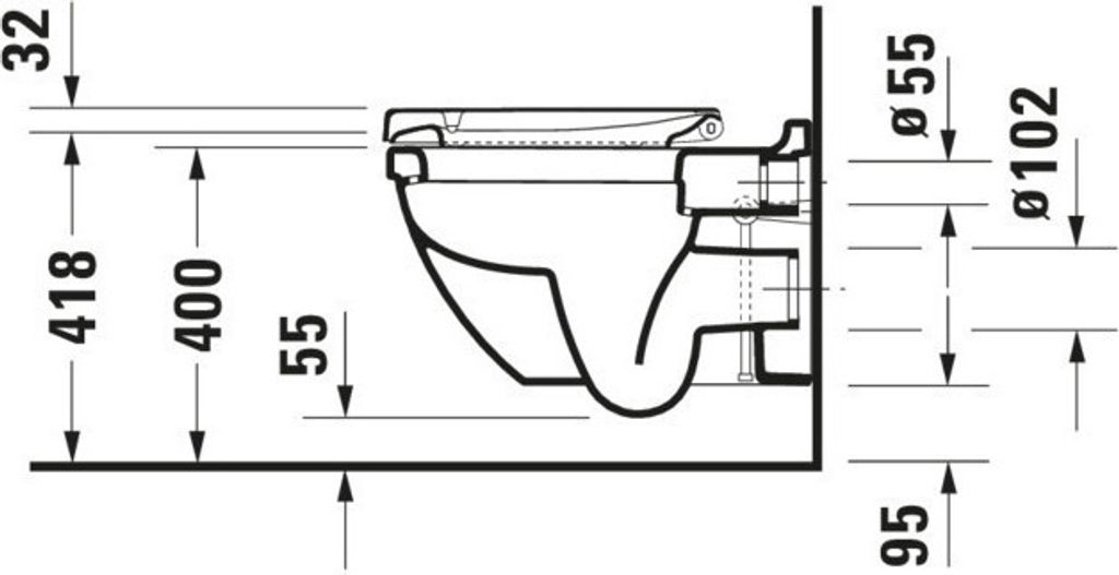 WC-Sitz Starck 3 mit SoftClose Scharniere edelstahl, weiß Produktbild 18