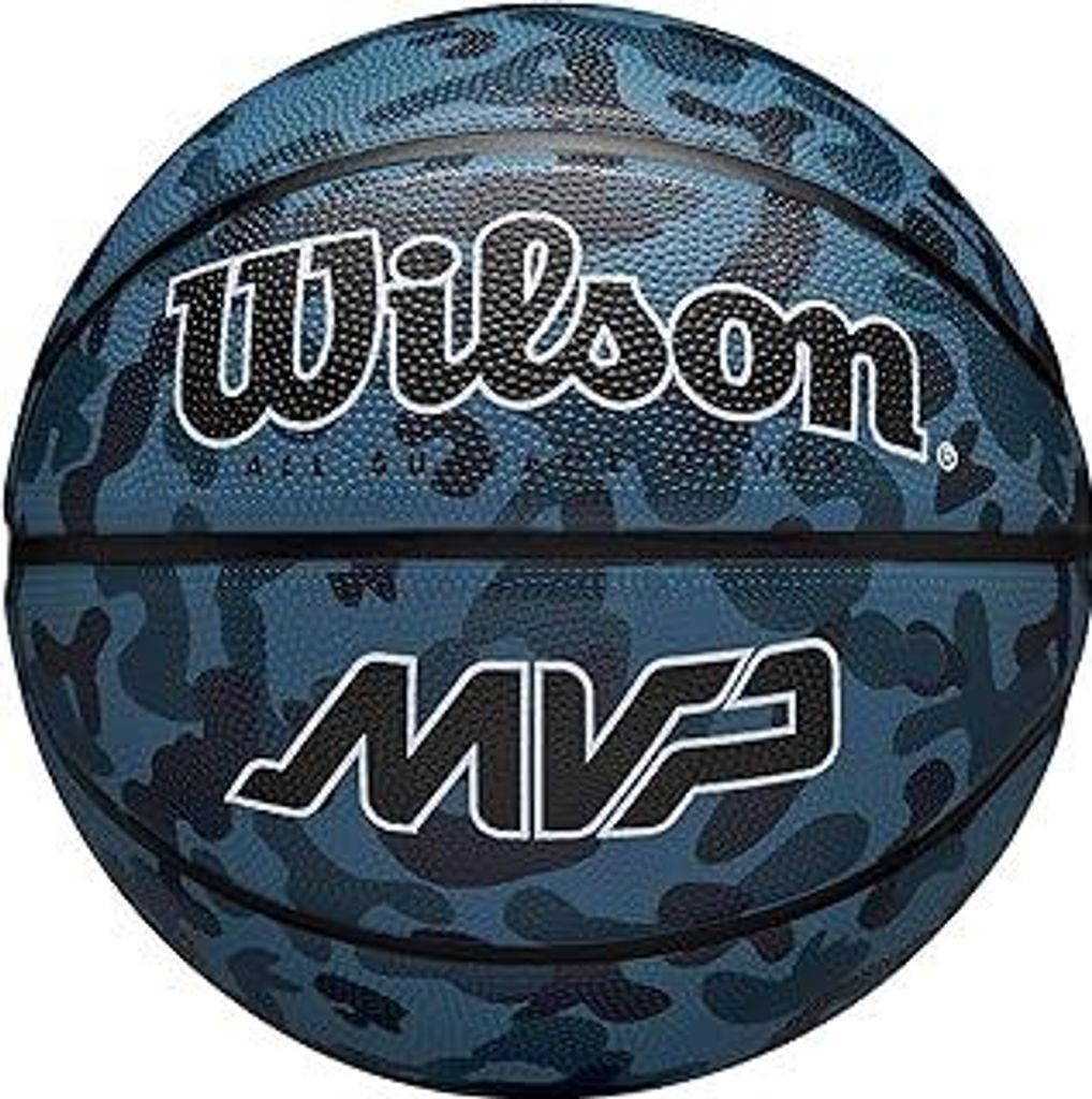 Wilson MVP CAMO Basketball Blue