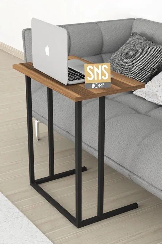 Petit bureau portable pour télétravail 60 cm coloris Okkernoot SNS Home