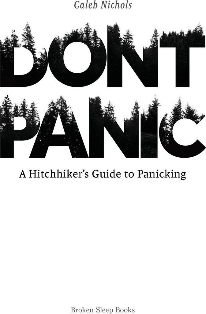 Don't Panic: A Hitchhiker's Guide To Pan – Lingua: Inglese