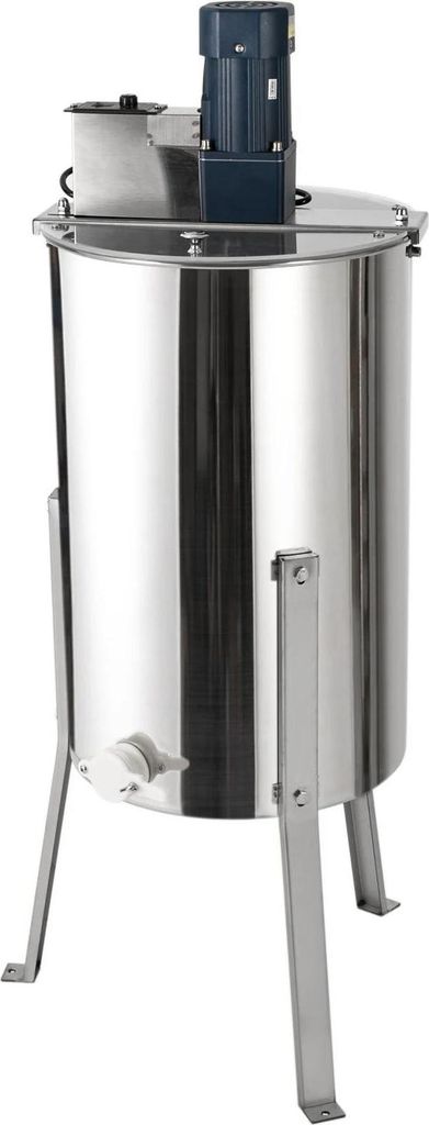 Honigschleuder - Elektrisch 140 W - Imkerei Zentrifuge - Silber