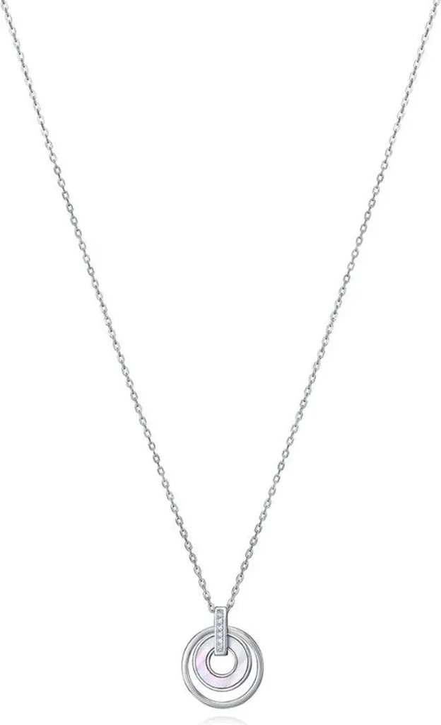 Collier Viceroy 13164C000-90 en acier rhodié et finitions luxe