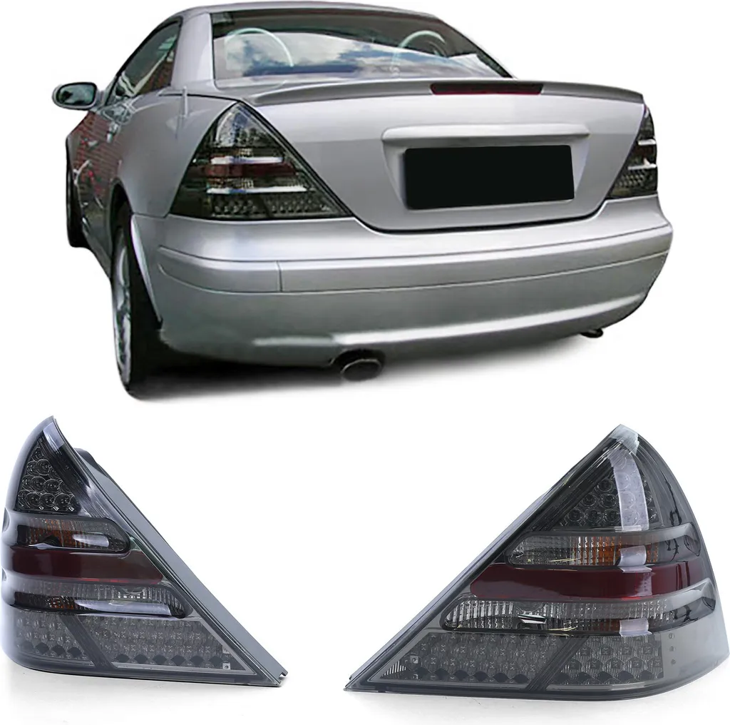 Rénovation feux arrière à LED noirs Mercedes SLK R170 tuning élégant