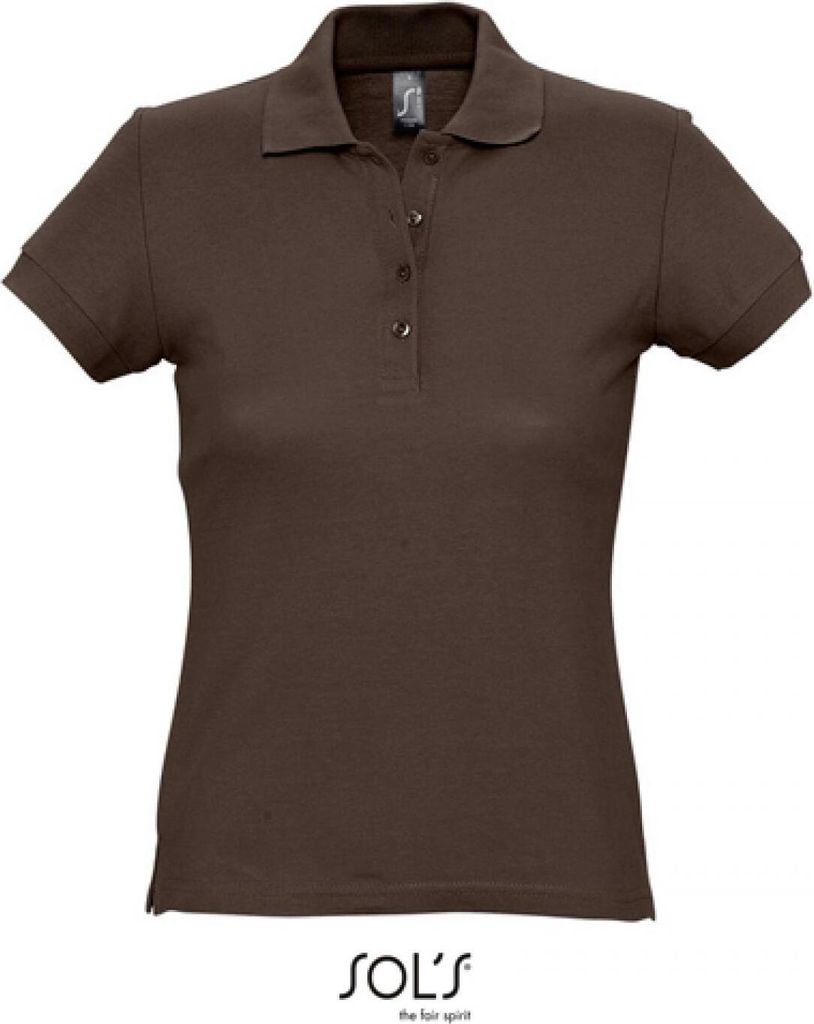 SOLs 11338 | Damen Poloshirt Passion - Farbe: Chocolate - Größe: L