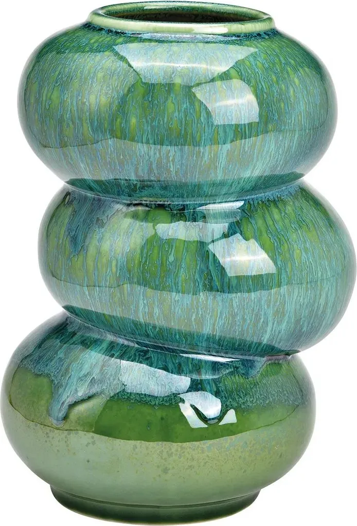Vase en porcelaine design organique blanc mat modèle Flora de 25 cm