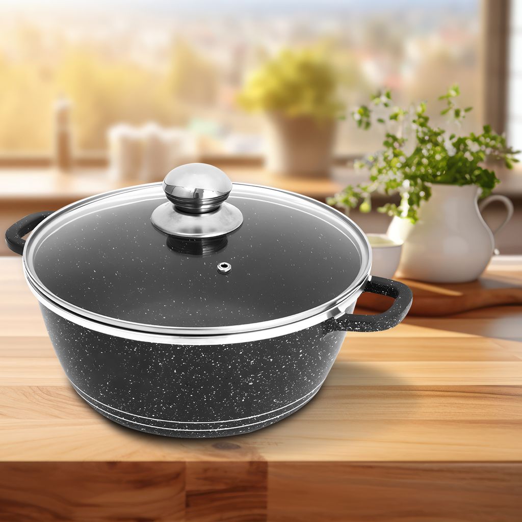 Topfset 12-teilig Aluminium Keramik Kochgeschirr Produktbild 10