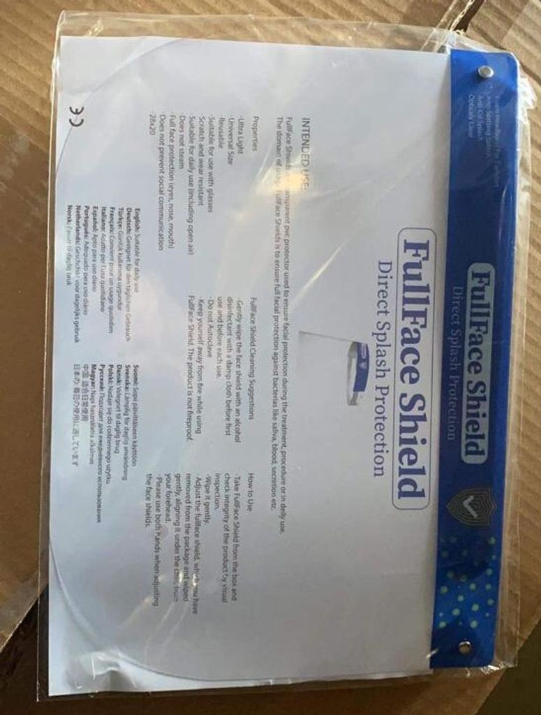 Face shield (Schutzvisier) - Protectiv Isolation Mask Produktbild 3