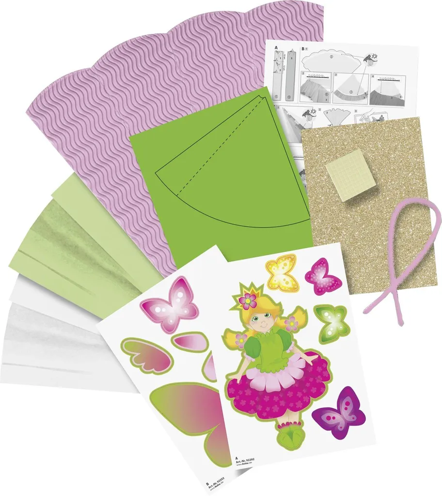 Kit DIY Sac d'École Fée 69 cm Rose avec Accessoires Heyda 204870042