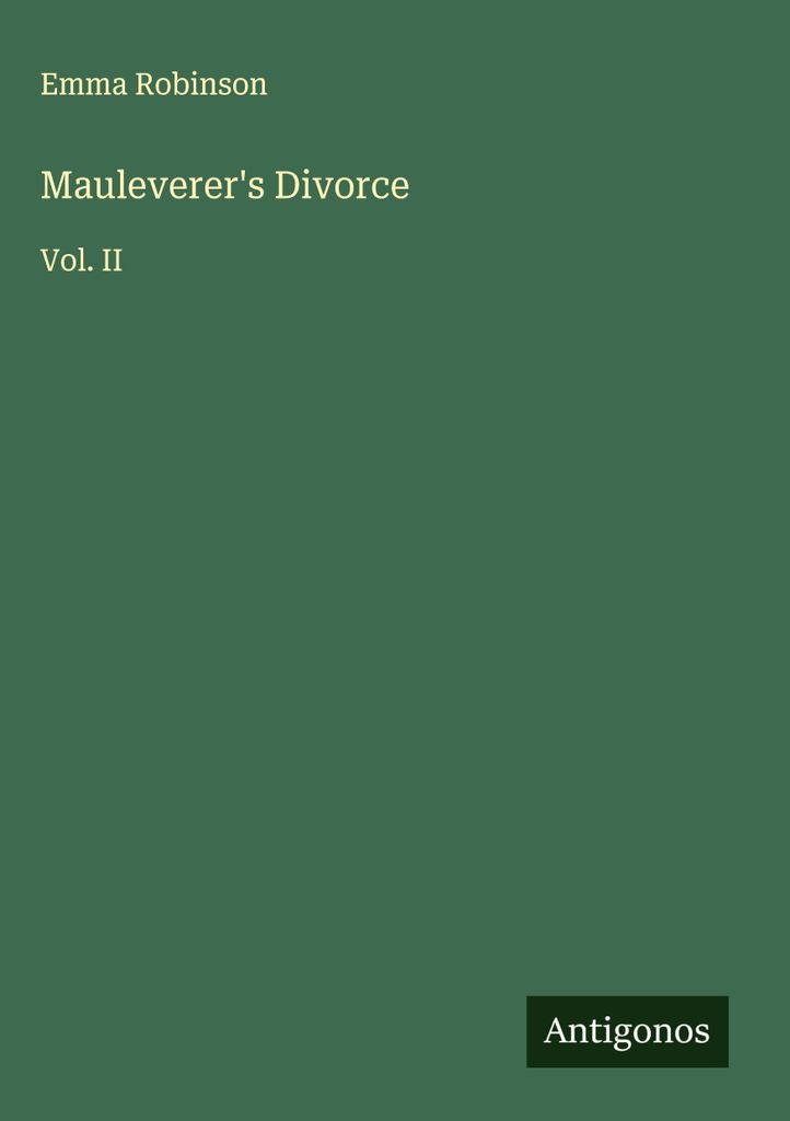 Scheidung von Mauleverer