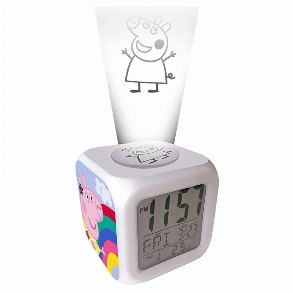 Digitaluhr mit Wecker Peppa Pig PP17073 KiDS-Lizenzierung Produktbild 