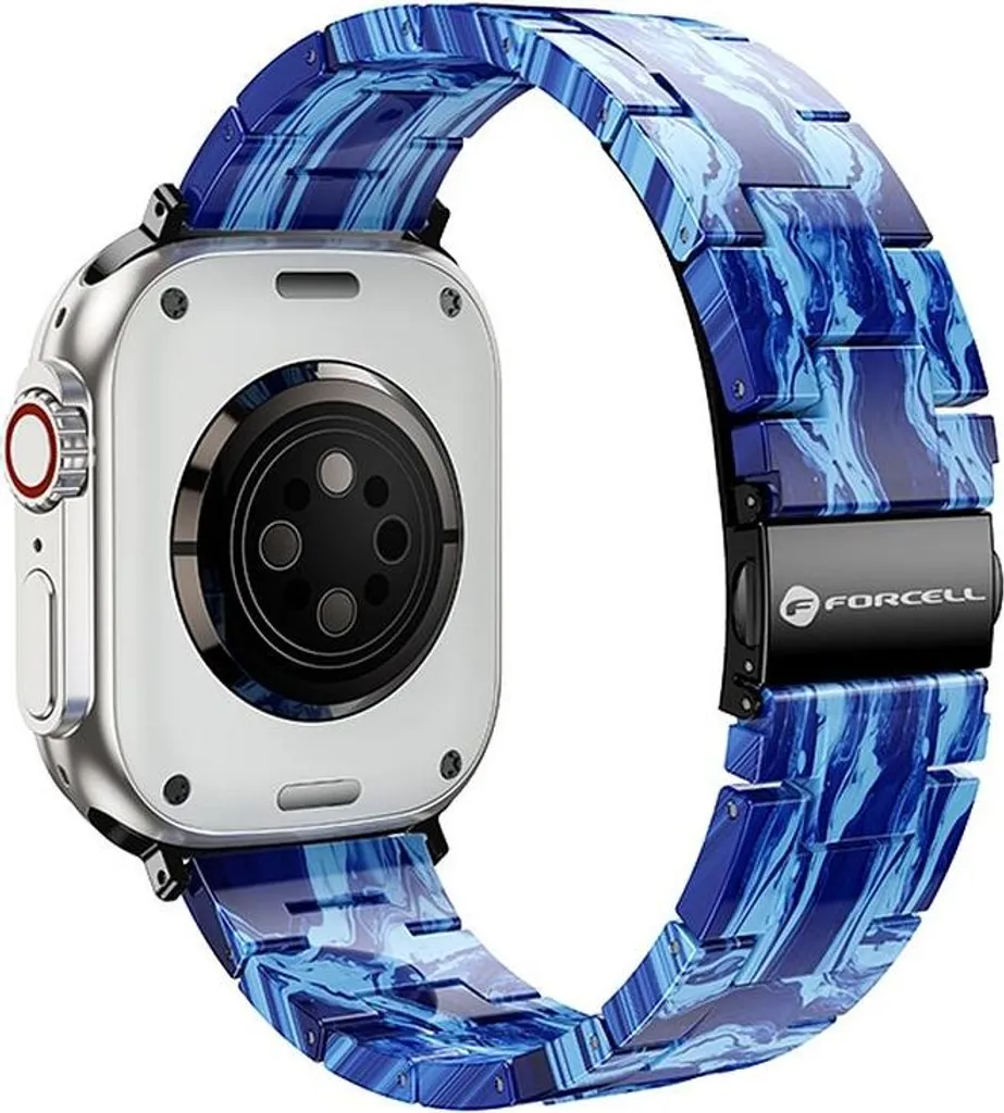 Cinturino Forcell Apple Watch Nero | Ideale per Viaggi e Ufficio