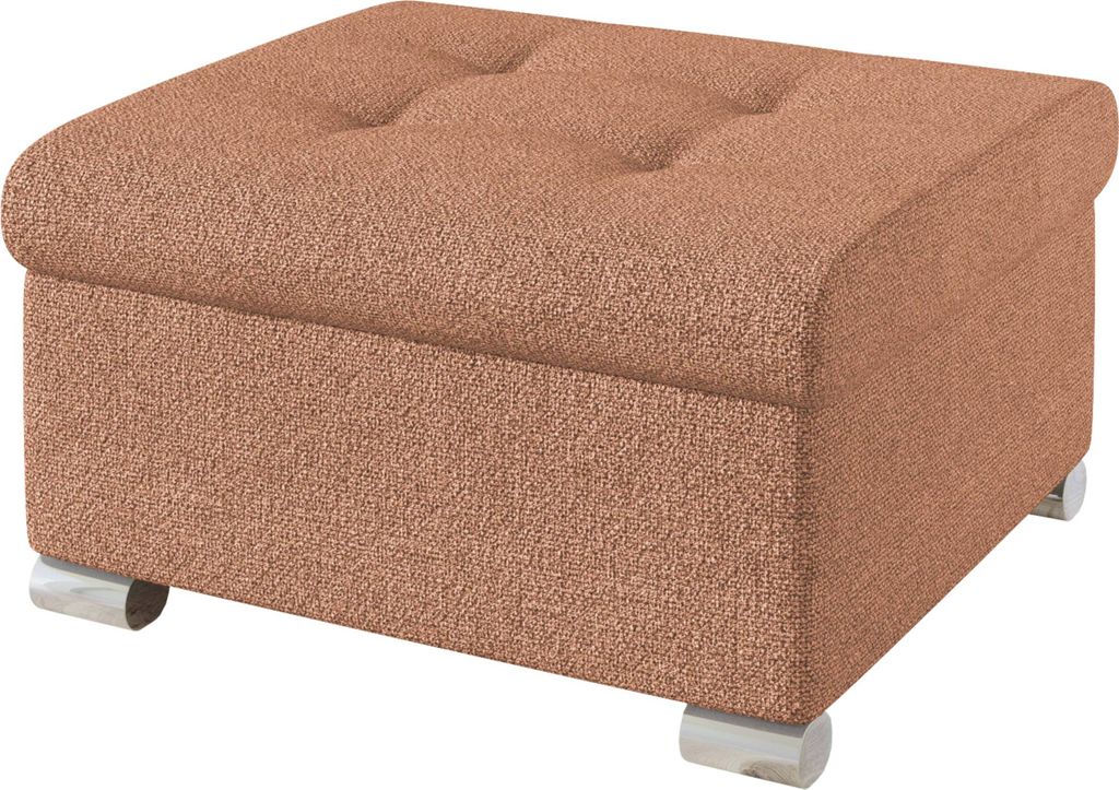 MIRJAN24 Polsterhocker Niko Klein, Stilvoll Sitzhocker vom Hersteller, Moderne Hocker (Farbe: Sicuro 35)