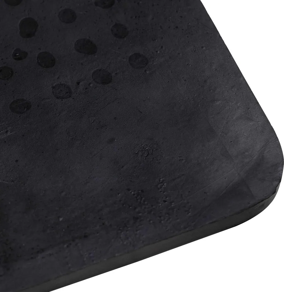Tapis de sol automobile en caoutchouc noir résistant et lavable